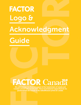 FACTOR Logo & Acknowledgment Guide for New Music Works